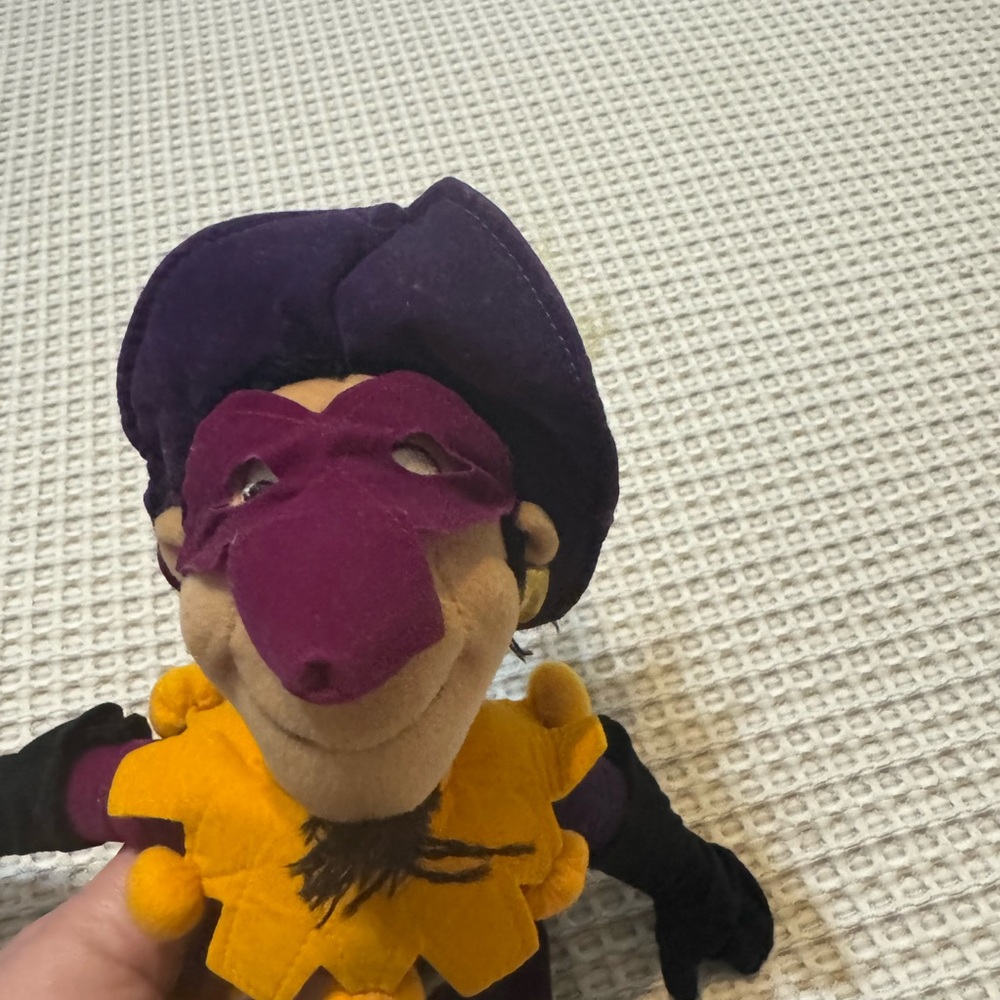 Purple and Yellow Clopin Jester Plush Toy